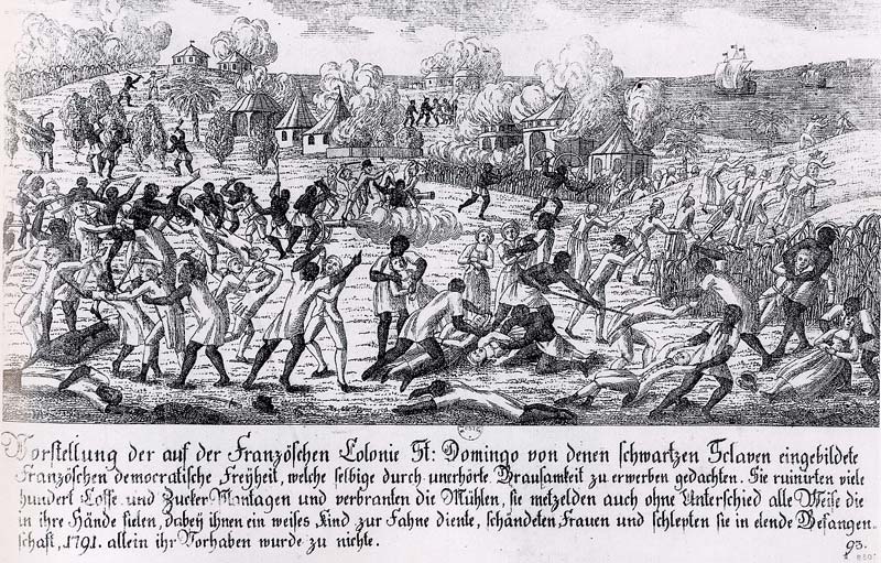 Inssurrection des esclaves de Saint Domingue en 1791,RAE 