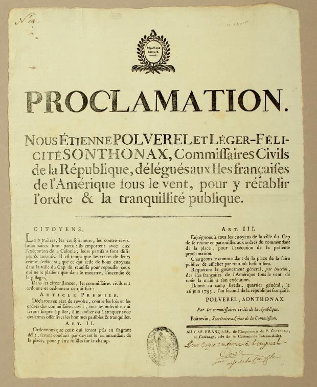 proclamation 1,RAE